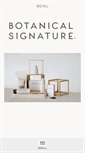 Mobile Screenshot of botanicalsignature.com